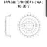 Барабан тормозной g-brake  gd-61015