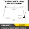 Стекло лобовое датчик дождя mitsubishi l200 07-16  fuyao 5679agnm1b