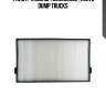 Фильтр кабины 486x286x62 , volvo dump trucks
