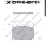 Sp1554 колодки дисковые задние, lexus gs300/400 97-/is200/300 01-