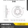 Диск тормозной перед hyundai h1 97-07 sat st-58129-4a000