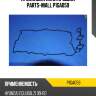Прокладка клап.крышки parts-mall p1ga059