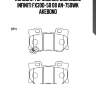 Колодки тормозные дисковые infiniti fx30d-50 08 an-750wk akebono