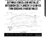 Колодки тормозные передние (без датчика) (смесь low-metallic) mitsubishi colt/lancer 1.3-1.6 88-03 (trw gdb3046) e400362 miles