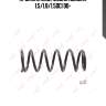 Пружина зад., nissan almera 1.5/1.8/1.5dci 00-