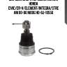 Шаровая опора передняя нижняя honda civic/cr-v/element/integra/stream 00-06 moog ho-bj-10556