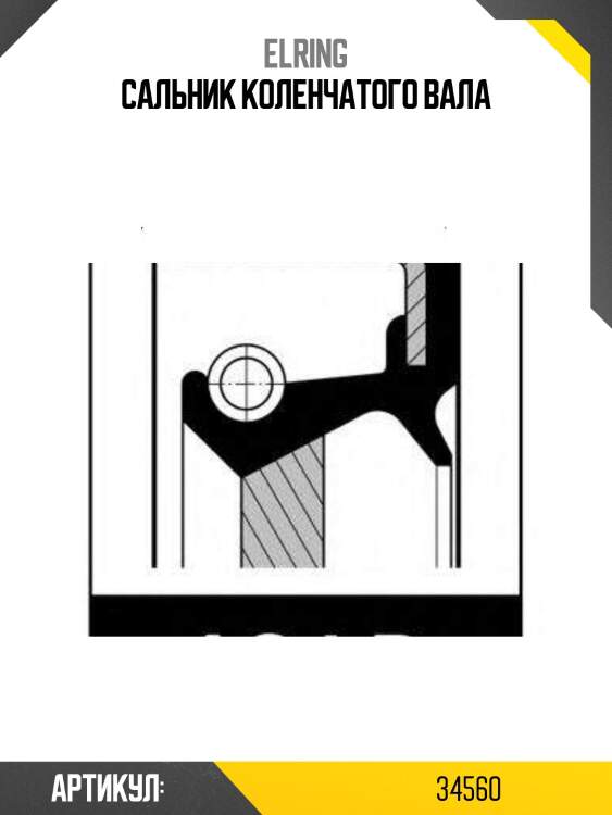 Сальник коленчатого вала