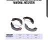 Колодки тормозные барабанные marshall m2520209