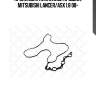 Прокладка клапанной крышки, mitsubishi lancer/asx 1.8 08-
