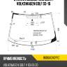 Стекло лобовое молдинг volkswagen golf 03-16 fuyao 8600agngyvz
