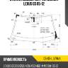 Стекло лобовое датчик дождя lexus gs 05-12 xyg gs-05-l lfw/x
