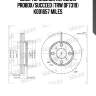 Диск тормозной передний probox/succeed (trw df7319) k001657 miles