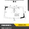 Стекло лобовое dodge caliber 06-12 xyg dw01643 lfw/x