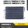 Радиатор кондиционера renault logan 04-16  sat st-dc01-394-0