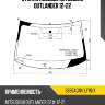 Стекло лобовое mitsubishi outlander 12-22 xyg 5697agnv lfw/x