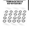 Кольцо уплотн форсунки впрыска топлива mazda 3 bk 03-06 mzcp-001-pcs20 febest