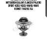 Термостат с прокладкой mitsubishi galant/lancer/pajero sport 4g92/4g63/4m40/4m41 vernet th6295.76j