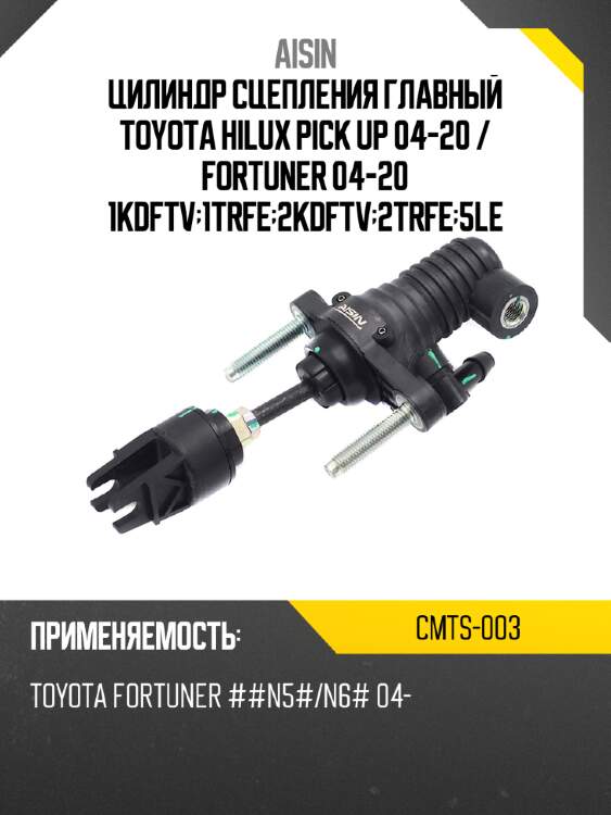 Цилиндр сцепления главный toyota hilux pick up 04-20  aisin cmts-003