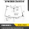 Стекло лобовое обогрев щеток xyg mcu30-l lfw/h/x