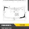 Стекло лобовое ford transit 00-14 kmk frdt0058