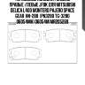 Тормозные колодки /задние правые /левые jfbk для mitsubishi delica l400 montero pajero space gear  hn-280  (pn3280 tg-3280 d6054mh) d6054m mr205269