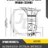 Стойка газомасляная передняя правая /333490/ jd jas0465