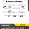 Комплект монтажный тормозных колодок patron psrk0200