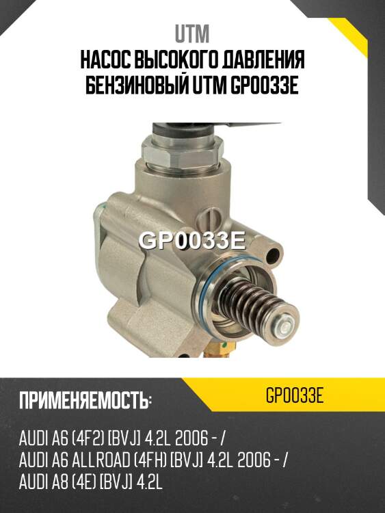 Насос высокого давления бензиновый utm gp0033e