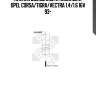 Клапан выпускной 27.5x6x102.2, opel corsa/tigra/vectra 1.4/1.6 16v 93-