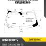 Стекло лобовое 2d cpe dodge challenger 08- xyg dw01760 lfw/x