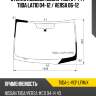 Стекло лобовое nissan tiida 04-14  xyg tiida-l-vcp lfw/x