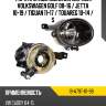 Фара противотуманная справа volkswagen golf 08-16  tyc 19-a797-01-9b