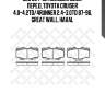 326 004-sx колодки диск. перед.,toyota cruiser 4.0-4.2td/4runner 2.4-3.0td 87-96, great wall, haval