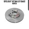 Диск торм. mazda 3 1,41,6 5 03- r15 перед. вент. 1 шт (min 2 шт) kd0022 kortex