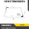 Стекло лобовое toyota carina t210 96-01  kmk toyt0077