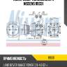 Компрессор кондиционера nissens 89331