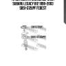 Проставка пружины верхняя subaru legacy b12 1998-2003 sbsi-g12upf febest