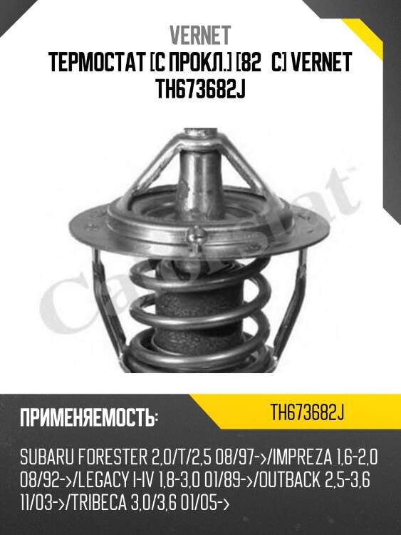 Термостат (с прокладкой) vernet th673682j
