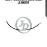 Шланг тормозной передний левый jd jbh0292