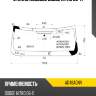 Стекло лобовое dodge nitro 06-11 fuyao ad48agnv
