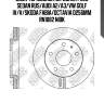 Диск тормозной передний polo sedan rus/audi a2/a3/vw golf iv/v/skoda fabia/octavia d256мм rn1082 nibk