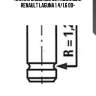 Клапан впускной 32.7x5.5x109.3, renault laguna 1.4/1.6 00-