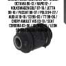 Сайлентблок audi a3 96-03 / skoda octavia 96-13 / rapid 12- / volkswagen golf 87-16 / jetta 98-10 / passat 88-97 / polo 94-22 / audi a1 10-18 / s3 96-03 / tt 98-06 / chery amulet a15 03-10 / seat cordoba 03-06 / ibiza 02-15 / leon 98-06 / skoda fabia 99-1
