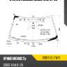Стекло лобовое dodge ram 01-08 xyg dw01512 lfw/x
