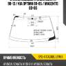 Стекло лобовое hyundai sonata 98-13  sat spg-4117agnbl lfw/x