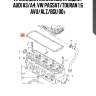 Прокладка клапанной крышки!\ audi a3/a4, vw passat/touran 1.6 avu/alz/bgu 00>