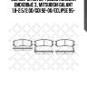 302 002-sx 291 02=fdb803 колодки дисковые з., mitsubishi galant 1.8-2.5/2.0d/gdi 92-00/eclipse 95-