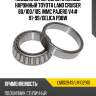 Подшипник передней ступицы наружный toyota land cruiser 80 gmb lm102949/lm102910