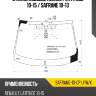 Стекло лобовое renault latitude 10-15  xyg safrane-10-cp lfw/x
