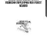Сайлентблок задний рычага подвески | перед прав/лев | febest mzab101